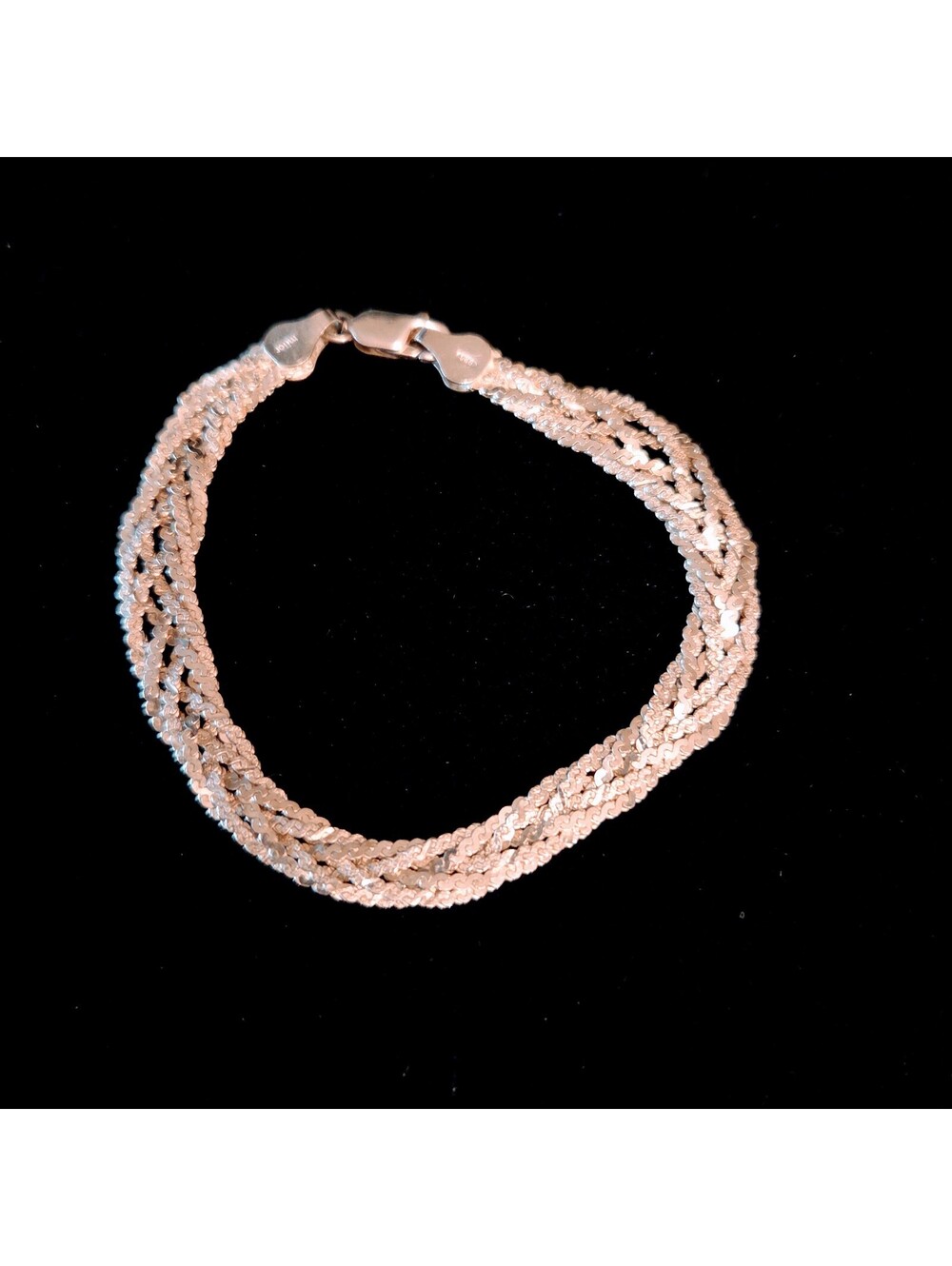 Vintage Milor Sterling Silver Braided Bracelet